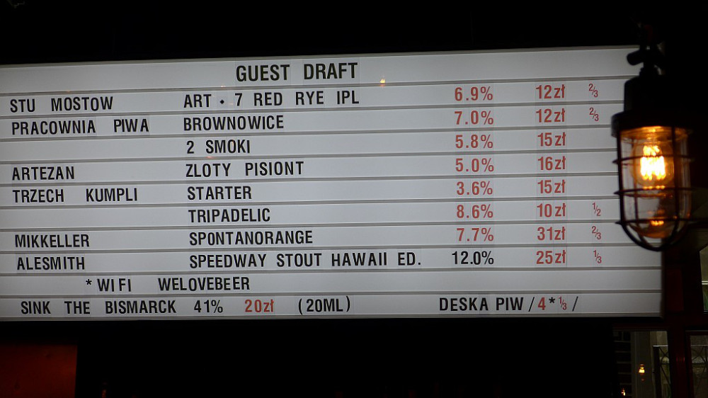 Бар BrewDog в Варшаве