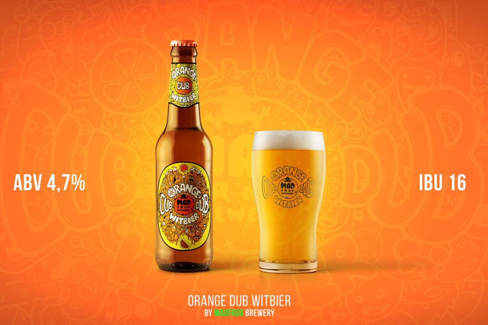 Mad Frog Brewery Orange Dub Witbier