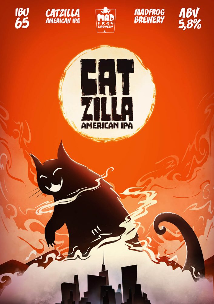 Mad Frog Brewery CAtZiLLA