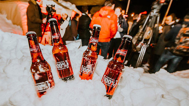 Budweiser знак глобальной экологической инициативы