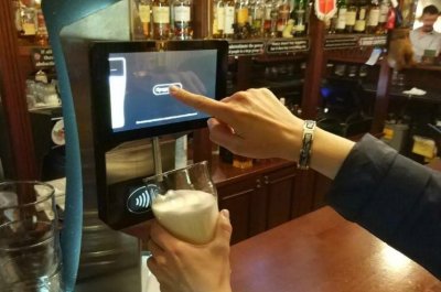 Пивной кран с бесконтактной оплатой