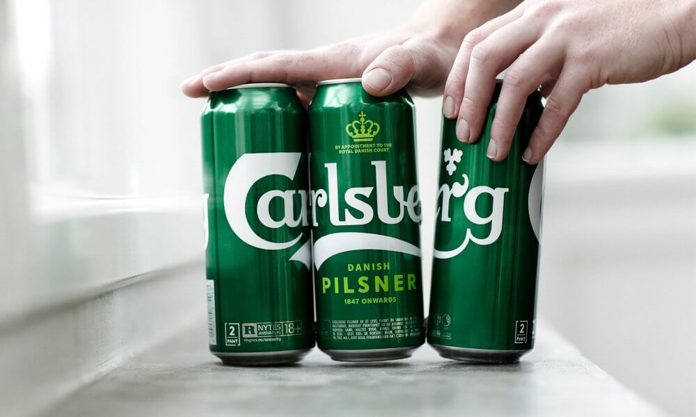 Новая упаковка Carlsberg