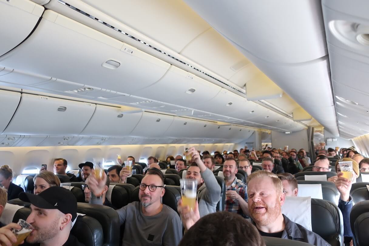 Первый рейс BrewDog Airlines