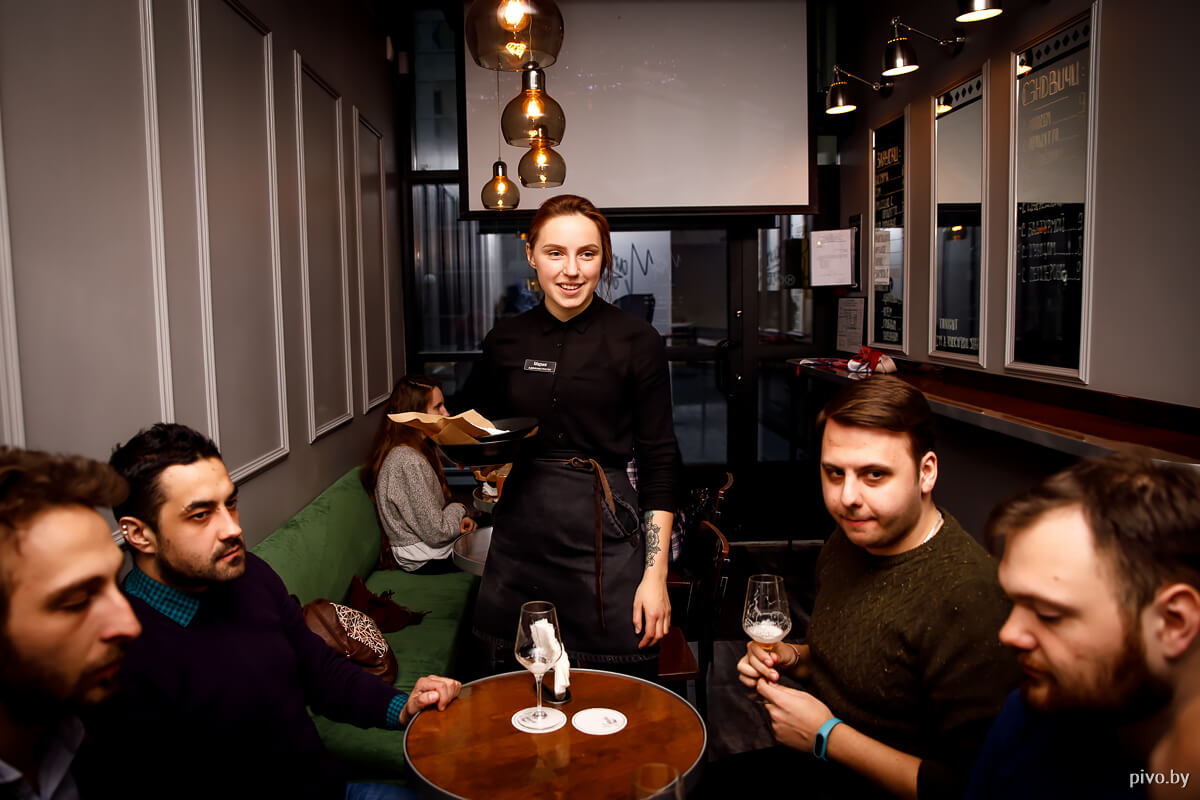 Фуд-пейринг в баре «Чапскі»