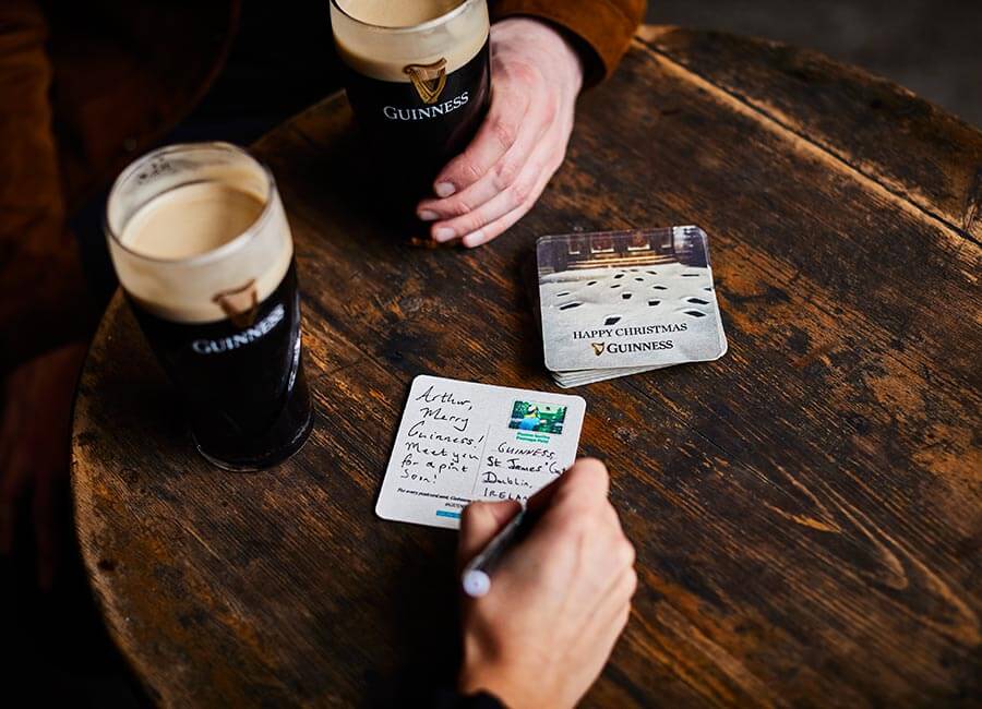 Рождественские бирдекели Guinness