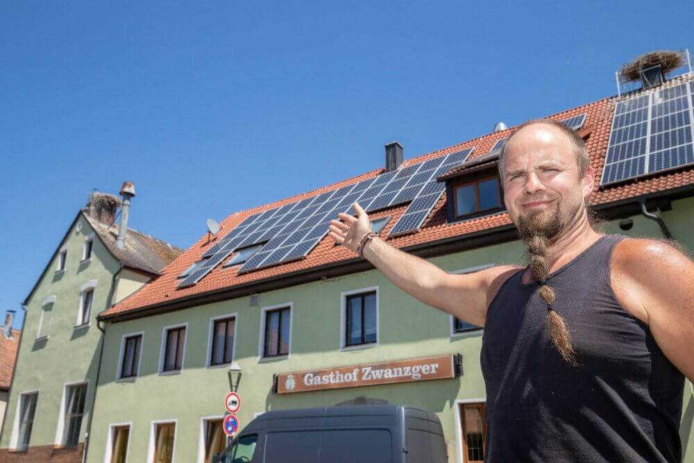 Аисты на пивоварне Zwanzger