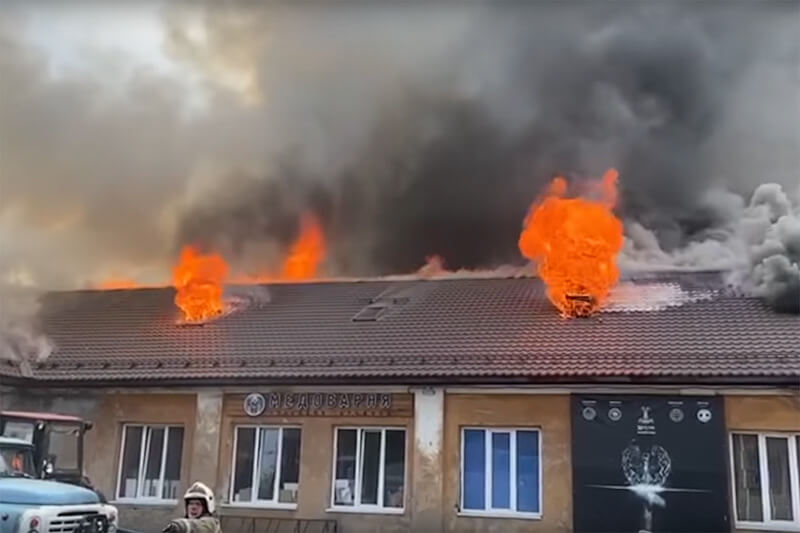 Пожар на медоварне «Традиции предков»