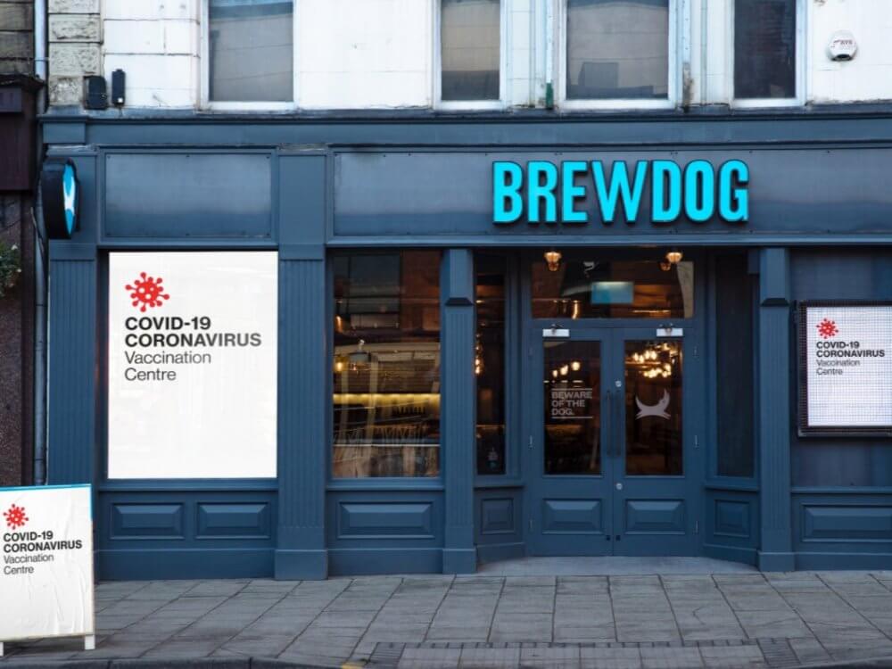 Бары BrewDog в роли центров вакцинации