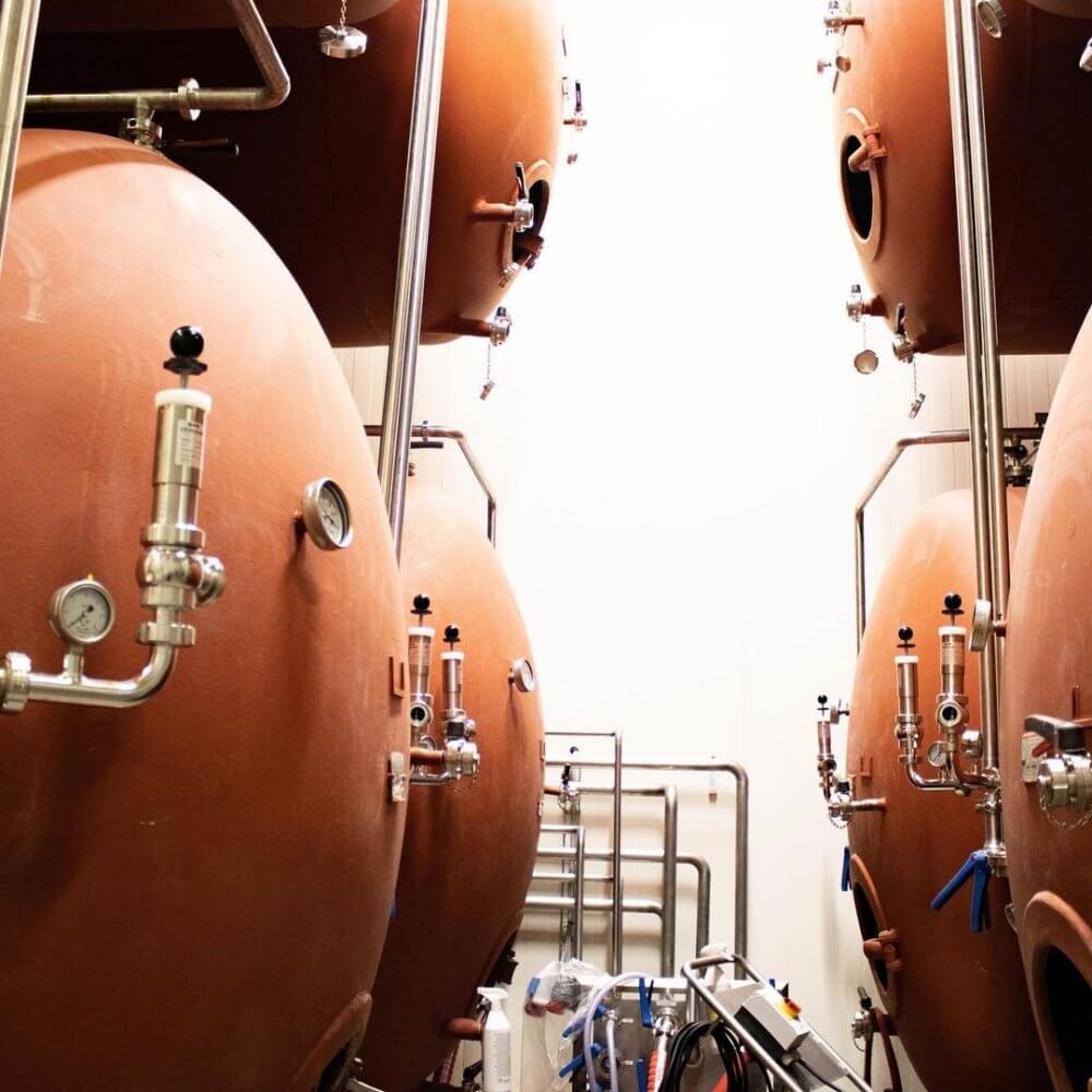 Танки для лагеризации на пивоварне To Øl